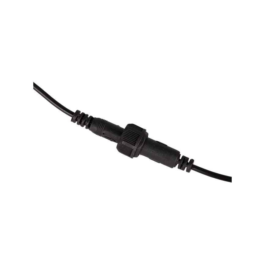 LED solarni luster na užetu s mogućnošću prigušivanja i senzorom 2xLED/1,8W/3,7V IP44 6500K 2400 mAh + daljinski upravljač