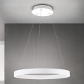 LED luster s mogućnošću prigušivanja na sajli KOLK LED/60W/230V 2700/3000/4000K Ø 60 cm bijela