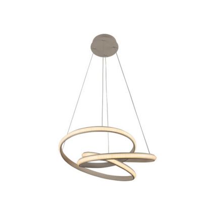 LED luster s prigušivanjem na sajli LED/85W/230V 3000-6500K Ø 49 cm + daljinski upravljač