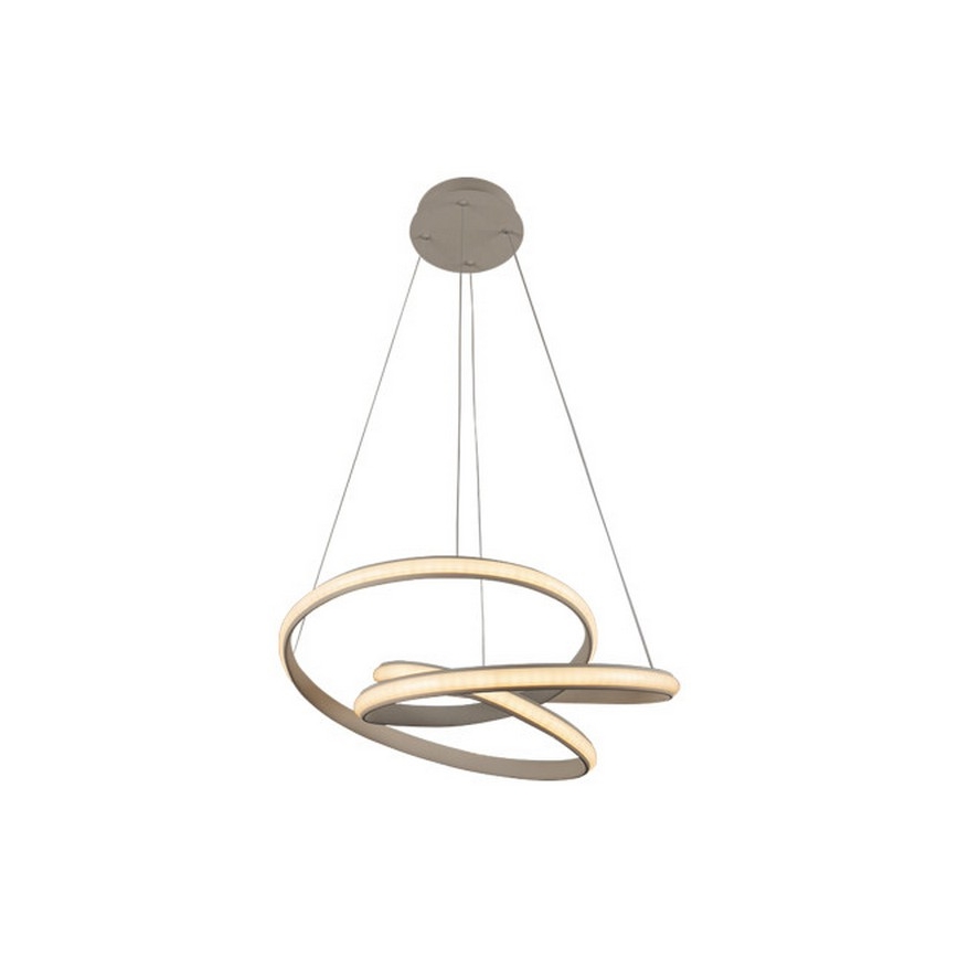 LED luster s prigušivanjem na sajli LED/85W/230V 3000-6500K Ø 49 cm + daljinski upravljač