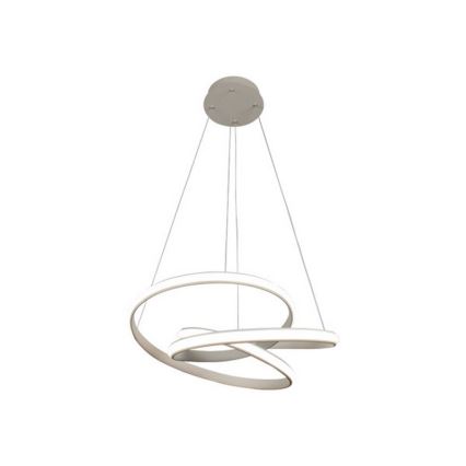 LED luster s prigušivanjem na sajli LED/85W/230V 3000-6500K Ø 49 cm + daljinski upravljač