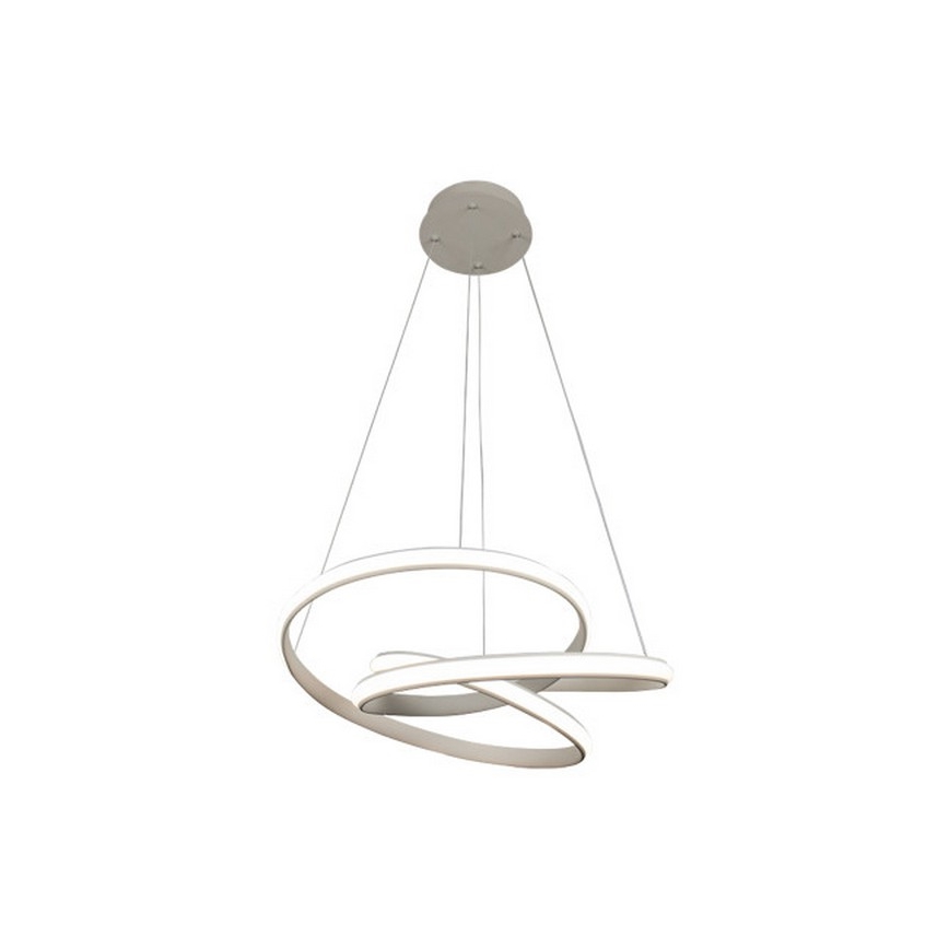 LED luster s prigušivanjem na sajli LED/85W/230V 3000-6500K Ø 49 cm + daljinski upravljač