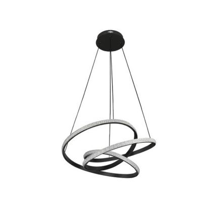 LED luster na sajli s funkcijom prigušivanja LED/90W/230V 3000-6500K promjer 47 cm + daljinski upravljač