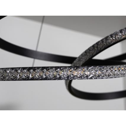 LED luster na sajli s funkcijom prigušivanja LED/90W/230V 3000-6500K promjer 47 cm + daljinski upravljač