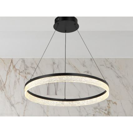 LED prigušivi luster na sajli ALIANZ LED/60W/230V 3000-6000K promjer 80 cm + daljinski upravljač