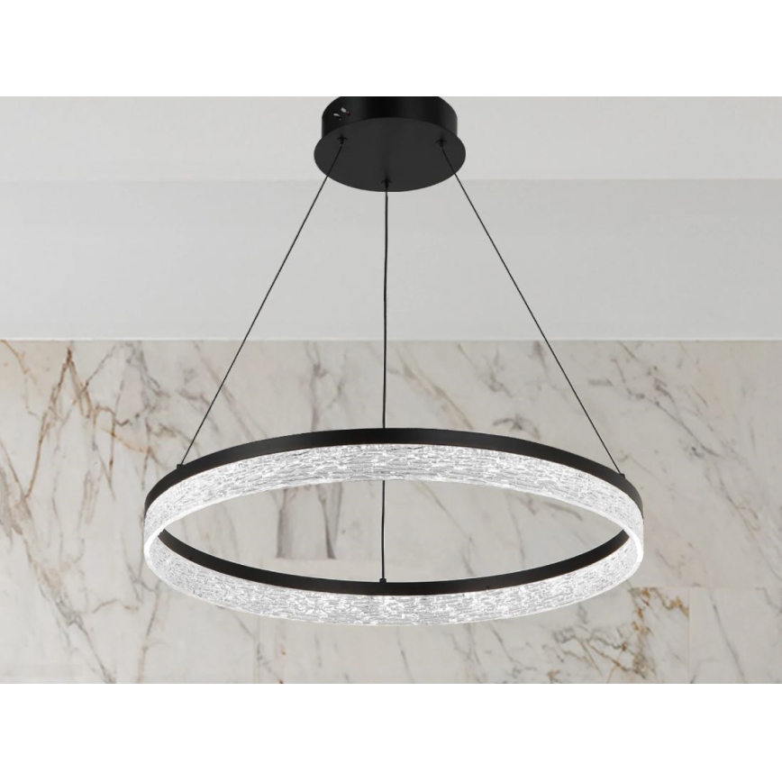 LED prigušivi luster na sajli ALIANZ LED/60W/230V 3000-6000K promjer 80 cm + daljinski upravljač