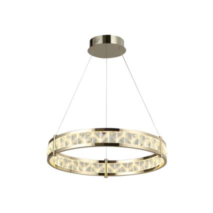 LED kristalni luster na sajli ENRIQUE s mogućnošću prigušivanja LED/40W//230V 3000-6000K promjer 60 cm + daljinski upravljač