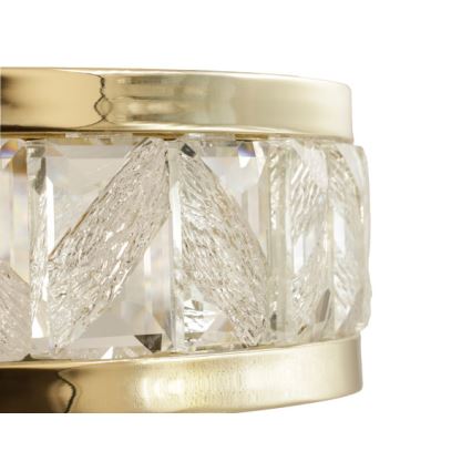 LED kristalni luster na sajli ENRIQUE s mogućnošću prigušivanja LED/40W//230V 3000-6000K promjer 60 cm + daljinski upravljač