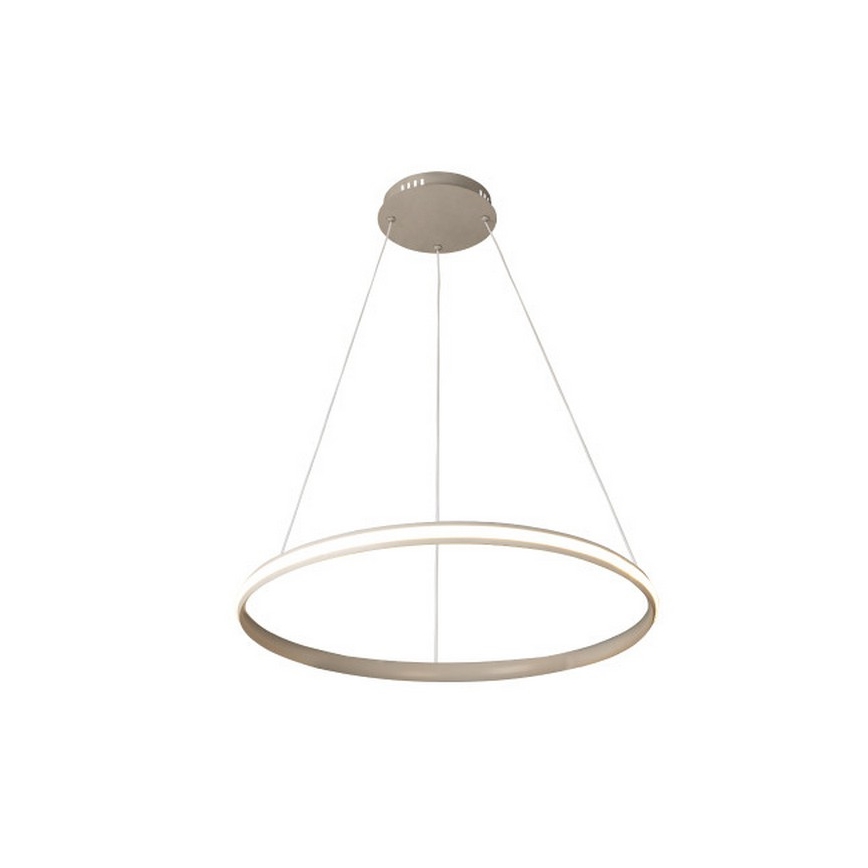 LED prigušivi luster na sajli LED/55W/230V 3000-6500K Ø 60 cm + daljinski upravljač