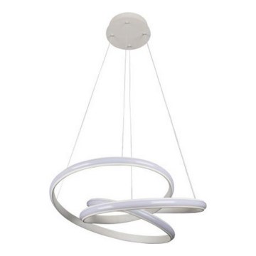 LED luster s prigušivanjem na sajli LED/85W/230V 3000-6500K Ø 49 cm + daljinski upravljač