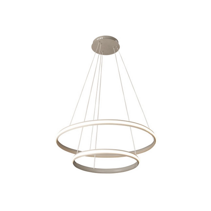 LED luster s prigušivanjem na sajli LED/90W/230V 3000-6500K Ø 60 cm + daljinski upravljač