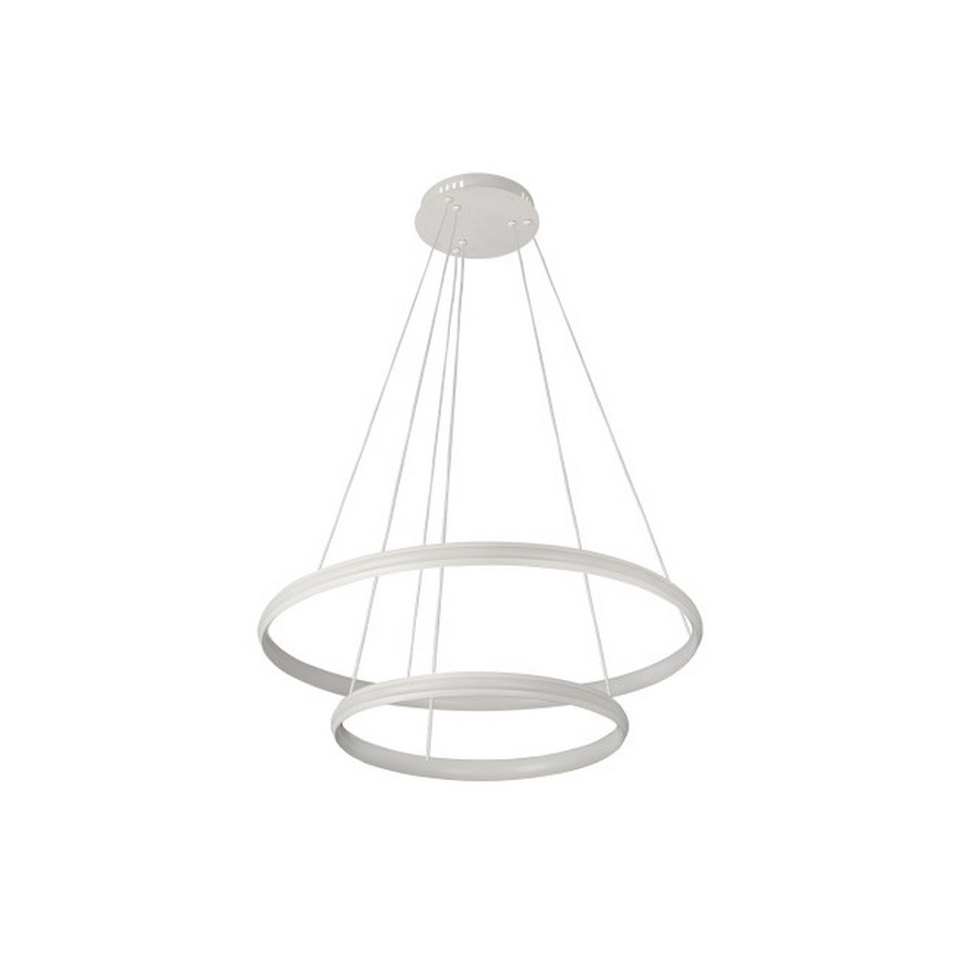 LED luster s prigušivanjem na sajli LED/90W/230V 3000-6500K Ø 60 cm + daljinski upravljač