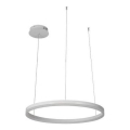 LED luster s prigušivanjem na užetu LED/42W/230V 3000-6500K promjer 60 cm + daljinski upravljač
