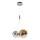 LED Luster s uzicom ENNA 3xG9/5W/230V 3000K dimljeno/zlatno