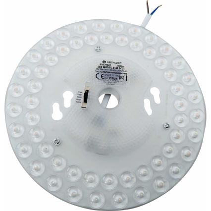 LED magnetni modul LED/12W/230V Ø 12,5 cm 2700/3000/4000/5000/6500K