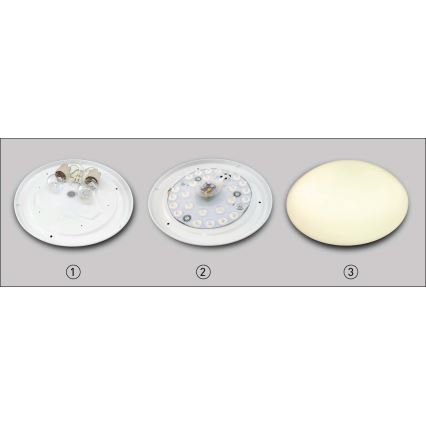 LED magnetski modul LED/12W/230V promjer 12,5 cm 3000K