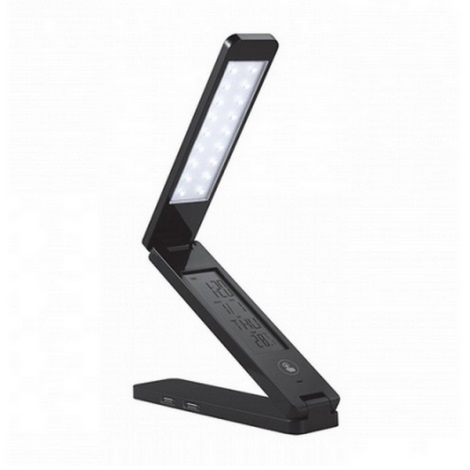 LED Multifunkcionalna stolna lampa USB LED/1,5W/USB crna 800 mA