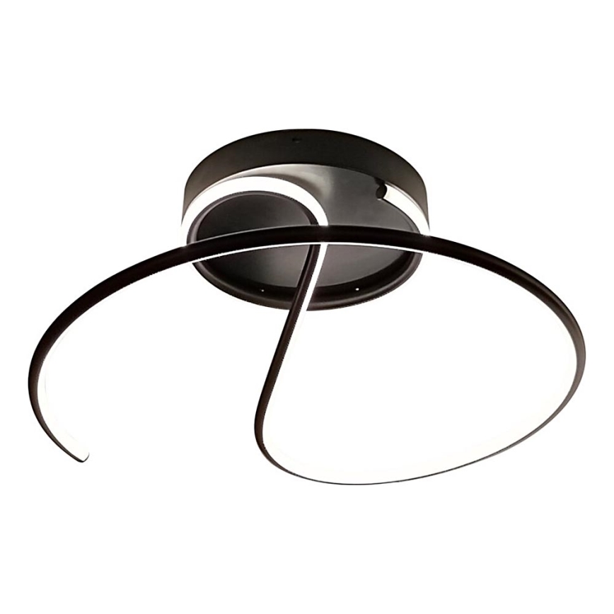 LED Nadgradni luster DELTA LED/30W/230V crna