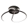 LED Nadgradni luster DELTA LED/30W/230V crna