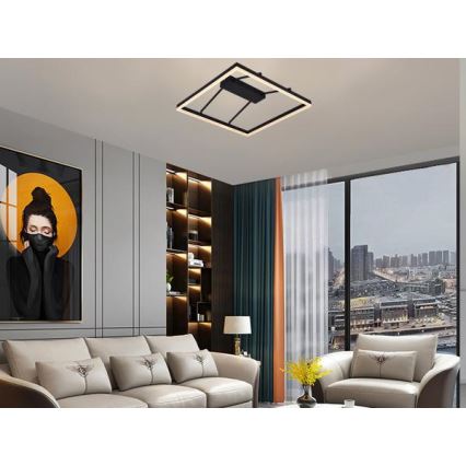 LED nadgradni luster s mogućnošću prigušivanja LED/55W/230V 3000-6500K + daljinski upravljač