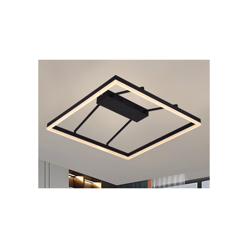 LED nadgradni luster s mogućnošću prigušivanja LED/55W/230V 3000-6500K + daljinski upravljač