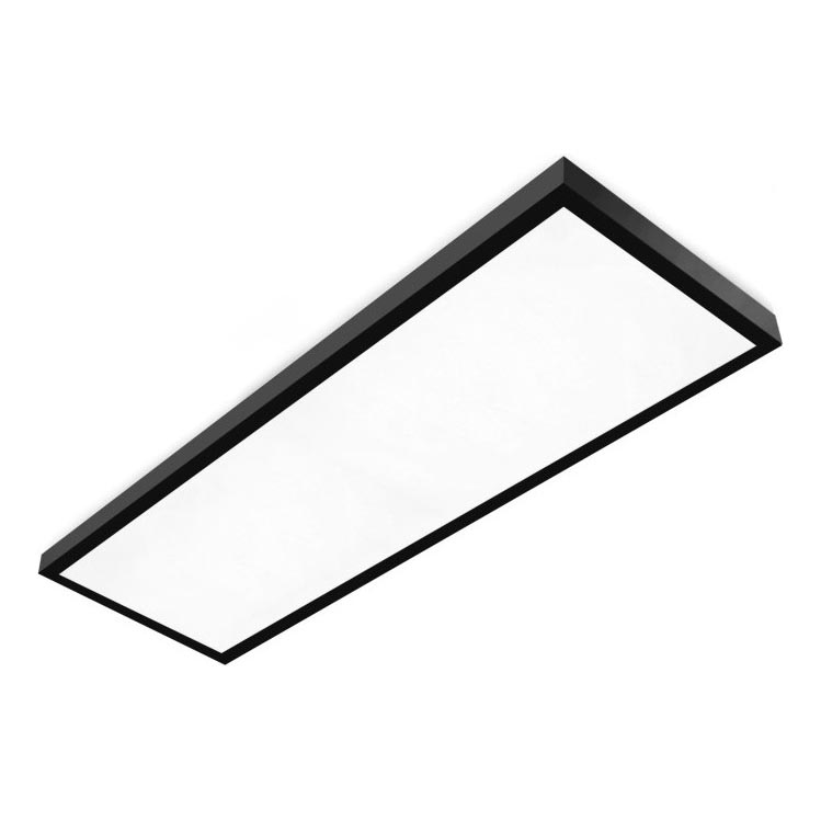 LED Nadgradni panel BRISBANE LED/36W/230V 4000K 29,5x119 cm crna