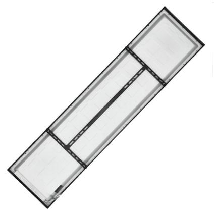 LED Nadgradni panel BRISBANE LED/36W/230V 4000K 29,5x119 cm crna