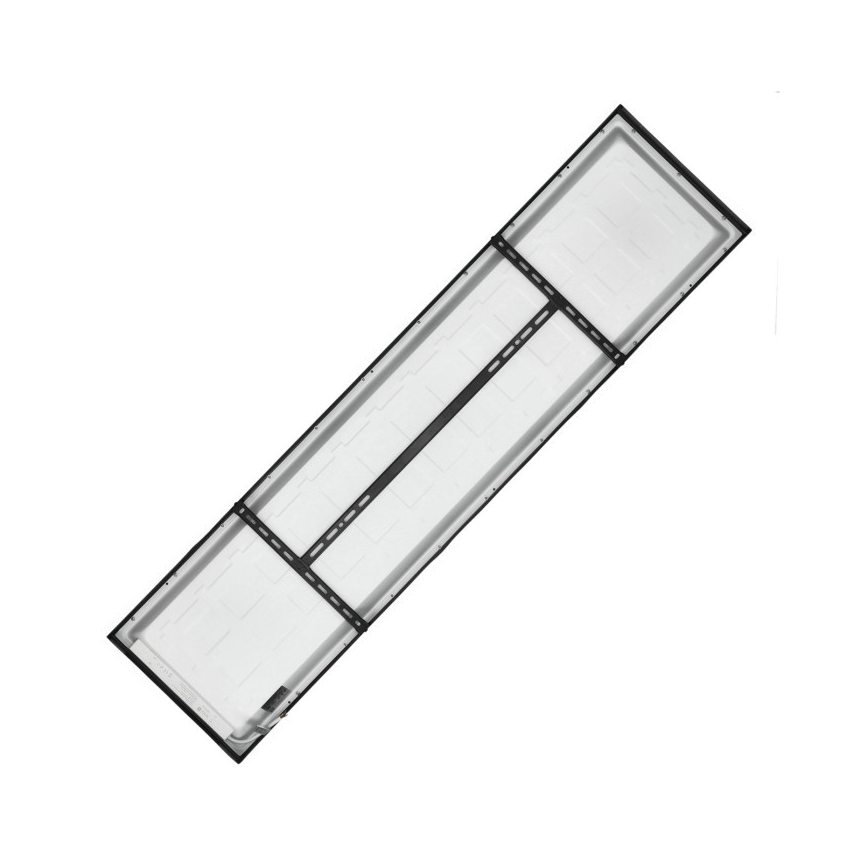 LED Nadgradni panel BRISBANE LED/36W/230V 4000K 29,5x119 cm crna