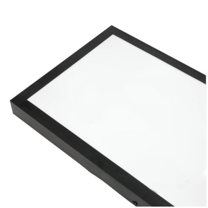 LED Nadgradni panel BRISBANE LED/36W/230V 4000K 29,5x119 cm crna