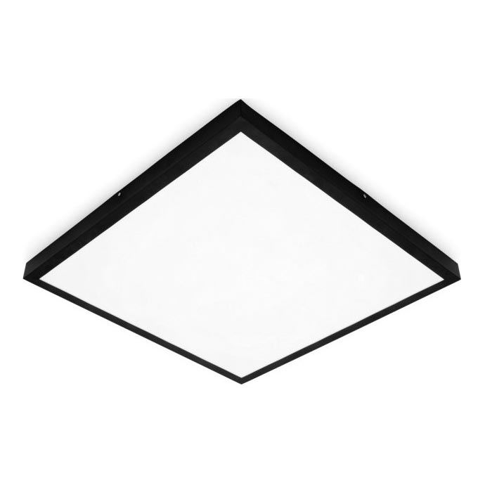 LED Nadgradni panel BRISBANE LED/36W/230V 4000K 59,5x59,5 cm crna