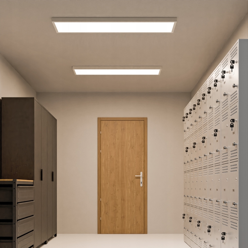 LED nadgradni panel LED/60W/230V 30x120 cm bijela