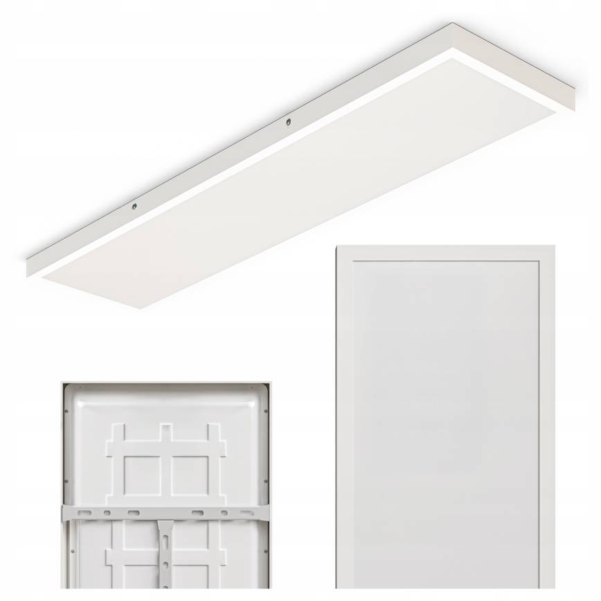 LED nadgradni panel LED/60W/230V 30x120 cm bijela