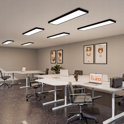 LED nadgradni panel LED/60W/230V 30x120 cm crne boje