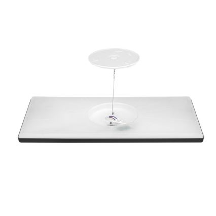 LED Nadgradni panel NIVERA LED/32W/230V IP54 3000/4000/6000K 29,5x59,5 cm crna
