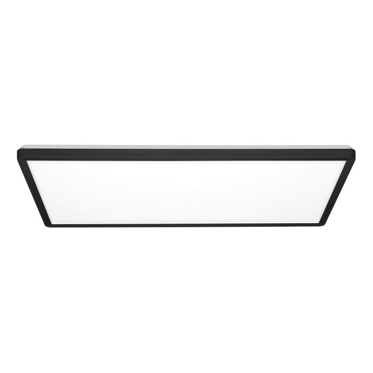 LED Nadgradni panel NIVERA LED/32W/230V IP54 3000/4000/6000K 29,5x59,5 cm crna