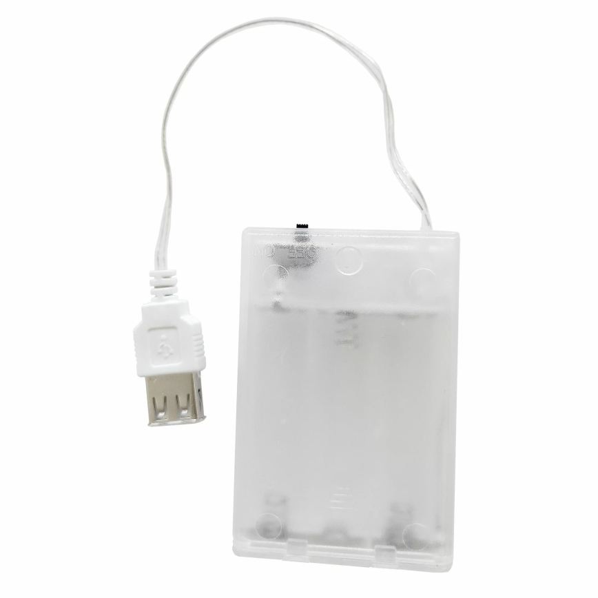 LED Neonska zidna dekoracija RAINBOW LED/3W/3xAA USB multicolor