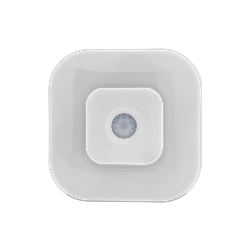 LED noćno svjetlo sa senzorom LED/0,5W/4,5V 3xAAA bijela