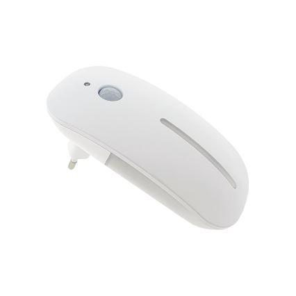 LED Noćno svjetlo sa senzorom LED/1W/230V bijela
