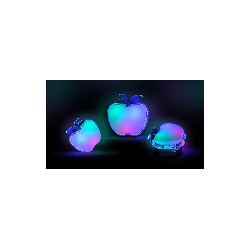 LED Noćno svjetlo za utičnicu APPLE LED/0,4W/230V