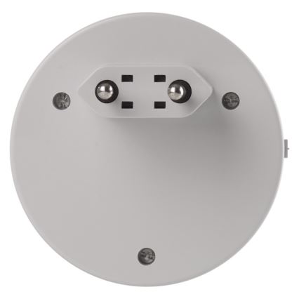 LED noćno svjetlo za utičnicu s fotosenzorom+2xUSB 3xLED/0,3W/230V