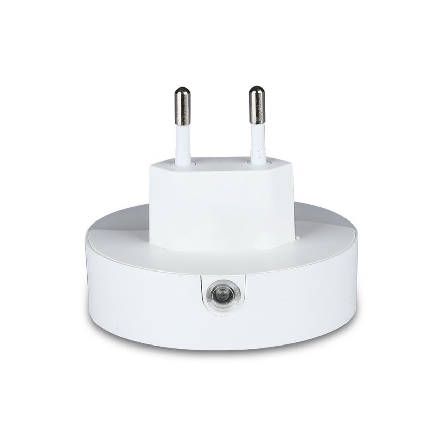 LED Noćno svjetlo za utičnicu sa senzorom za dan/noć 2xUSB LED/0,45W/230V 3000K
