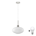LED Odlagač svjetla HARMA 1xE27/60W/230V promjer 30 cm mat krom/bijela