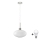 LED Odlagač svjetla HARMA 1xE27/60W/230V promjer 30 cm mat krom/bijela
