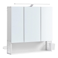LED ogledalni kupaonski ormarić SKY 70x70x16 cm 230V bijeli