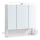 LED ogledalni kupaonski ormarić SKY 70x70x16 cm 230V bijeli