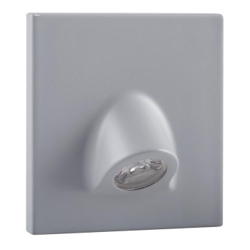 LED Orijentacijska svjetiljka MEFIS LED/0,7W/12V 4000 K siva