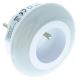 LED Orijentacijska svjetiljka sa senzorom za dan/noć i utičnicom LED/0,6W/230V