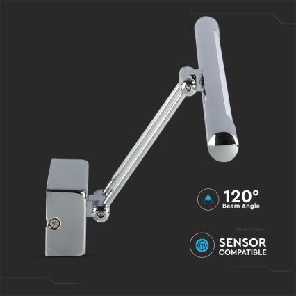 LED Osvjetljenje ogledala LED/9W/230V 3000K 50cm sjajni krom