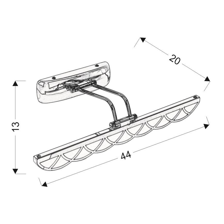 LED Osvjetljenje ogledala MOVE LED/6W/230V