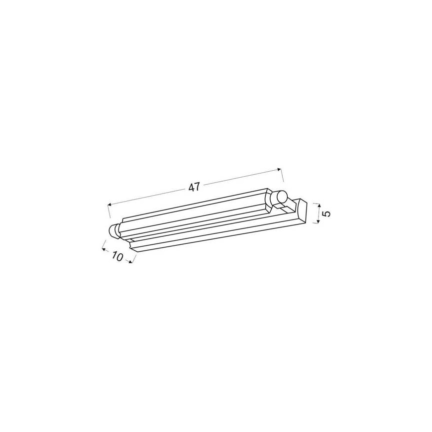 LED Osvjetljenje ogledala QUASAR LED/10W/230V